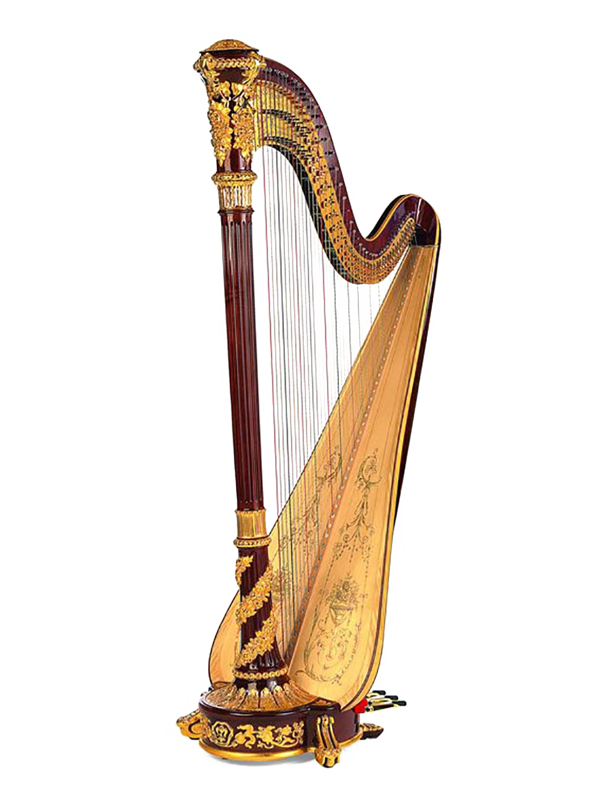 Golden Harp Png Clipart Background Png Play