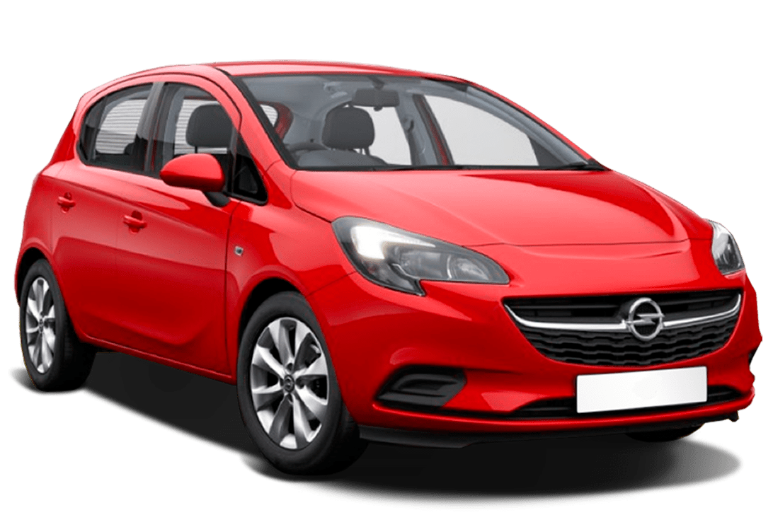 Red Opel Car Background PNG Image