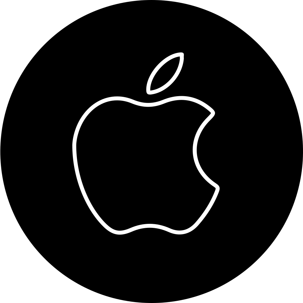 Black Apple Logo PNG Photos - PNG Play