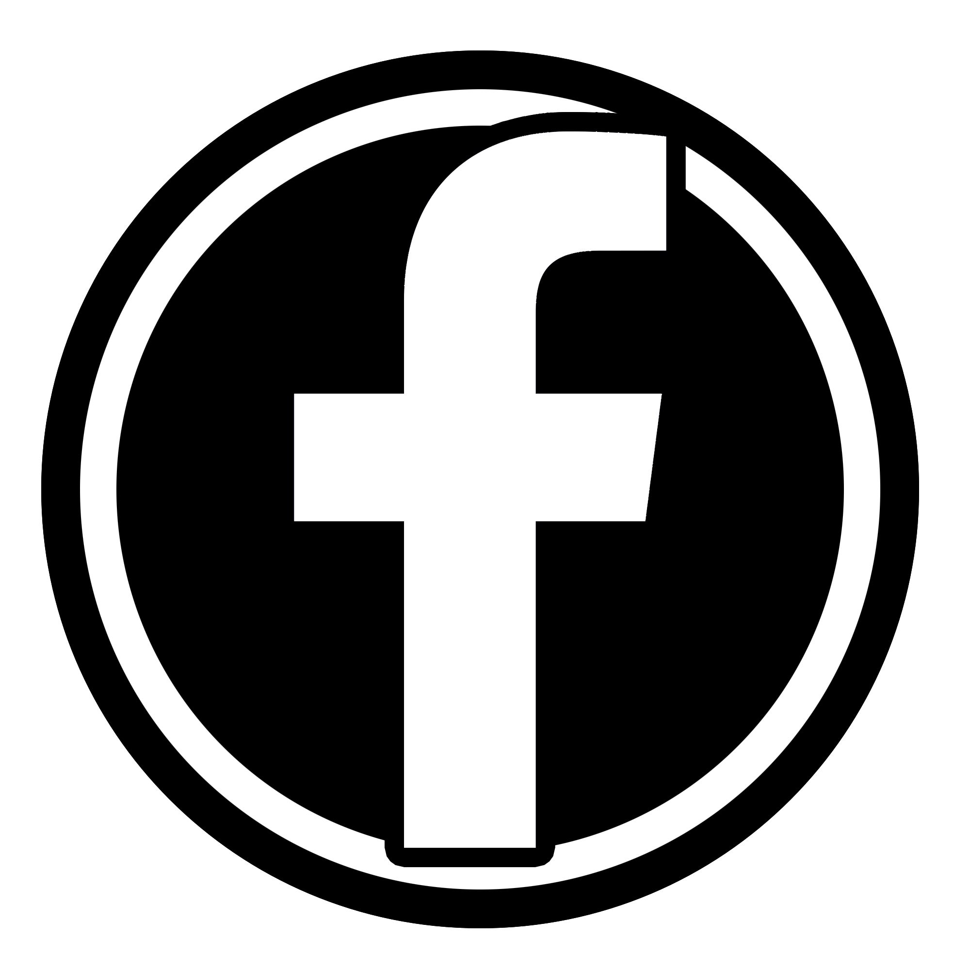 Black Facebook Logo Transparent File Png Play