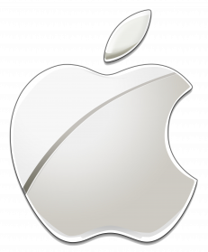 White Apple Logo PNG HD Quality - PNG Play