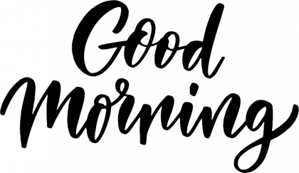 Good Morning PNG Clipart Background | PNG Play