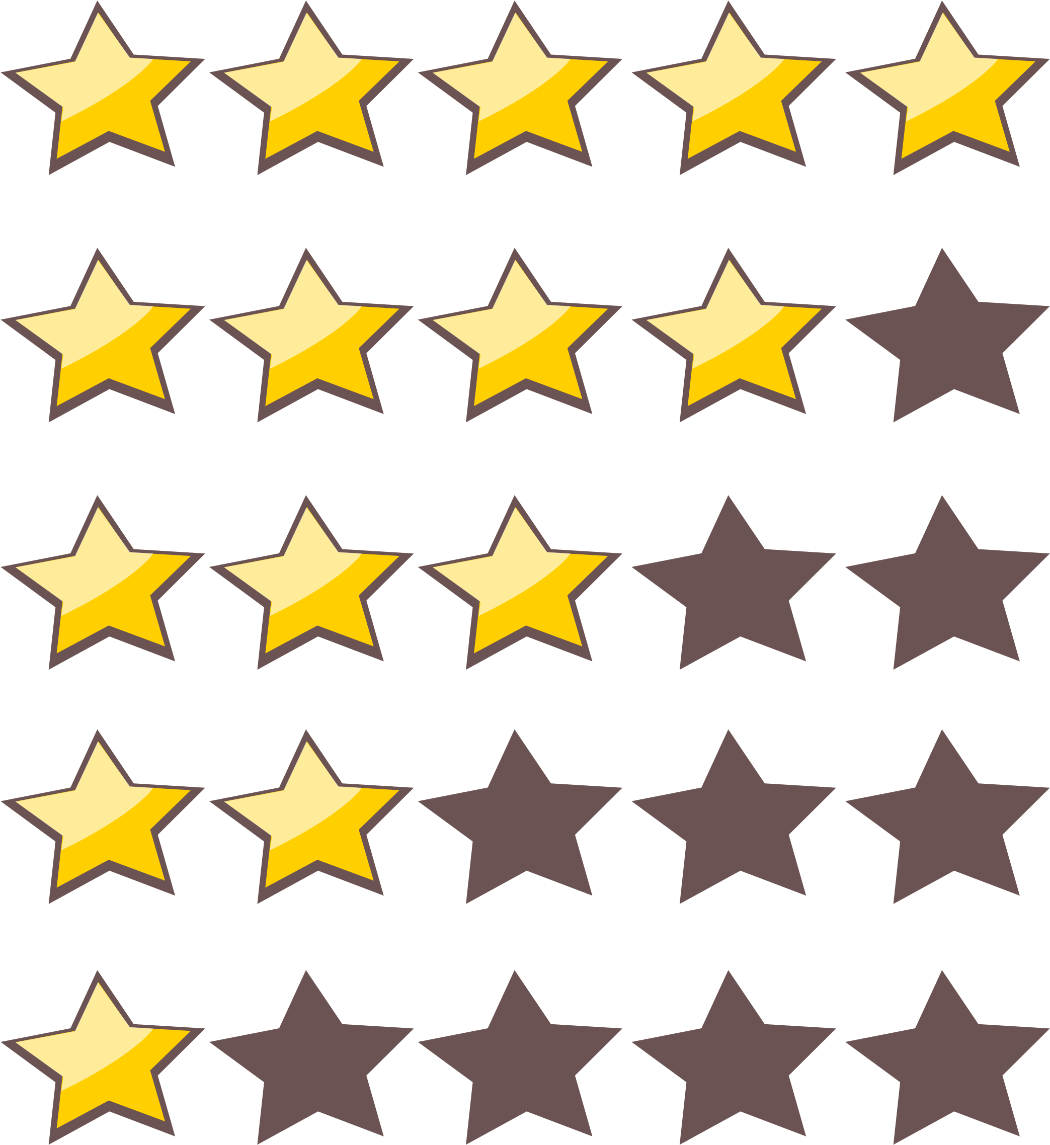 5 Star Rating Star Illustration Png On Transparent Ba - vrogue.co
