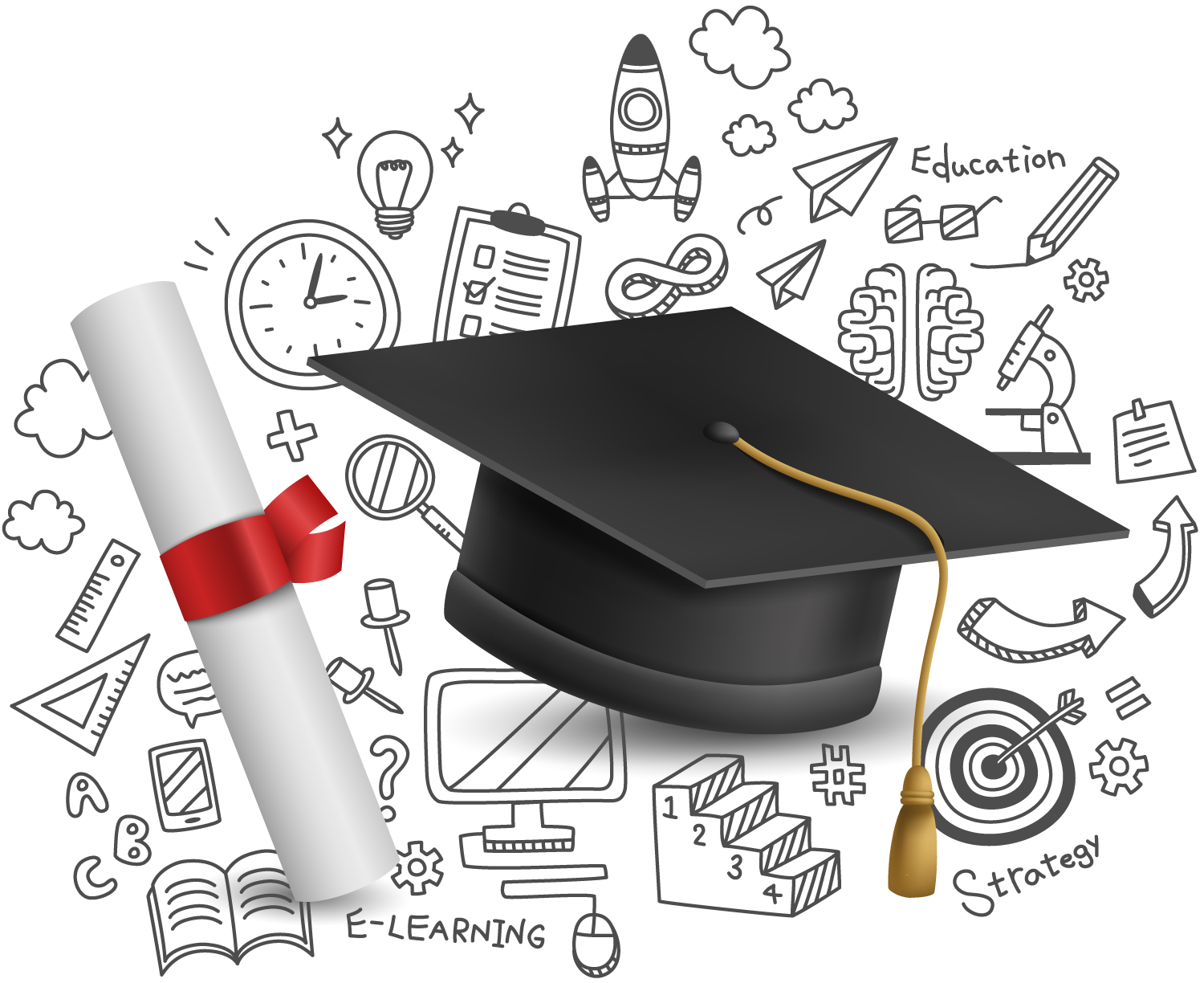 Education Icon Background PNG Image | PNG Play