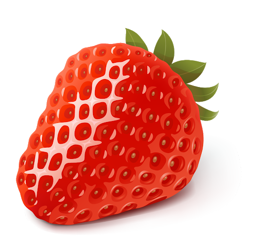 Single Organic Strawberry Transparent PNG