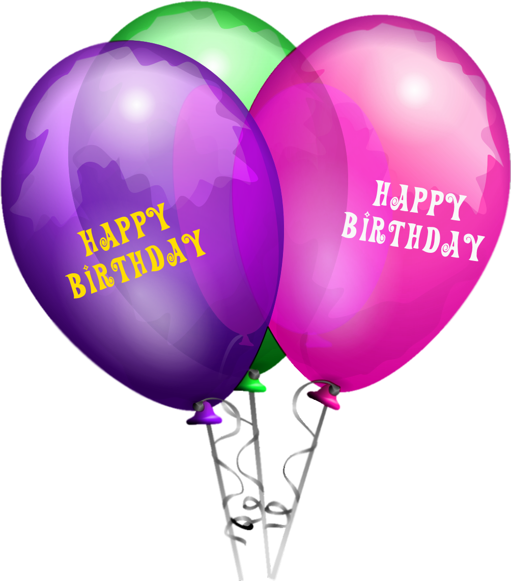 Colorful Happy Birthday Balloons Png Photos Png Play