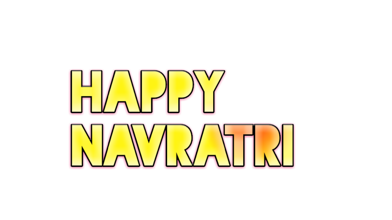 Happy Navratri Background PNG Image