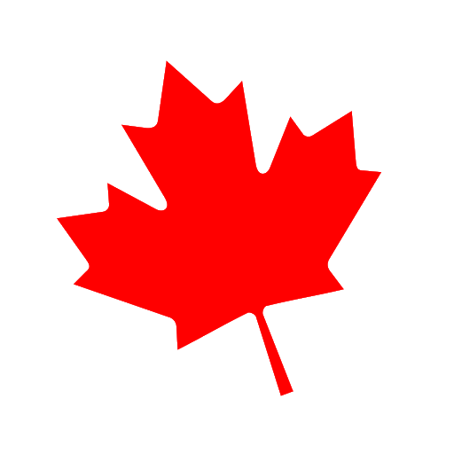 Red Canada Leaf Transparent File