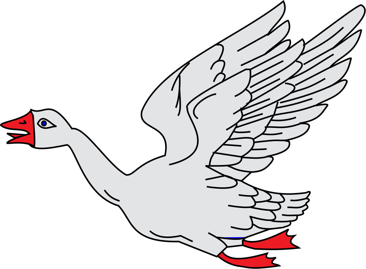 Goose PNG Clipart Background
