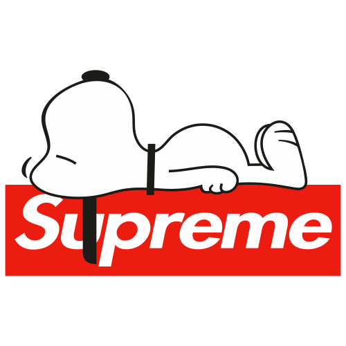 Snoopy Supreme X Louis Vuitton Stay - Supreme Png,Supreme Shirt Png - free  transparent png images 
